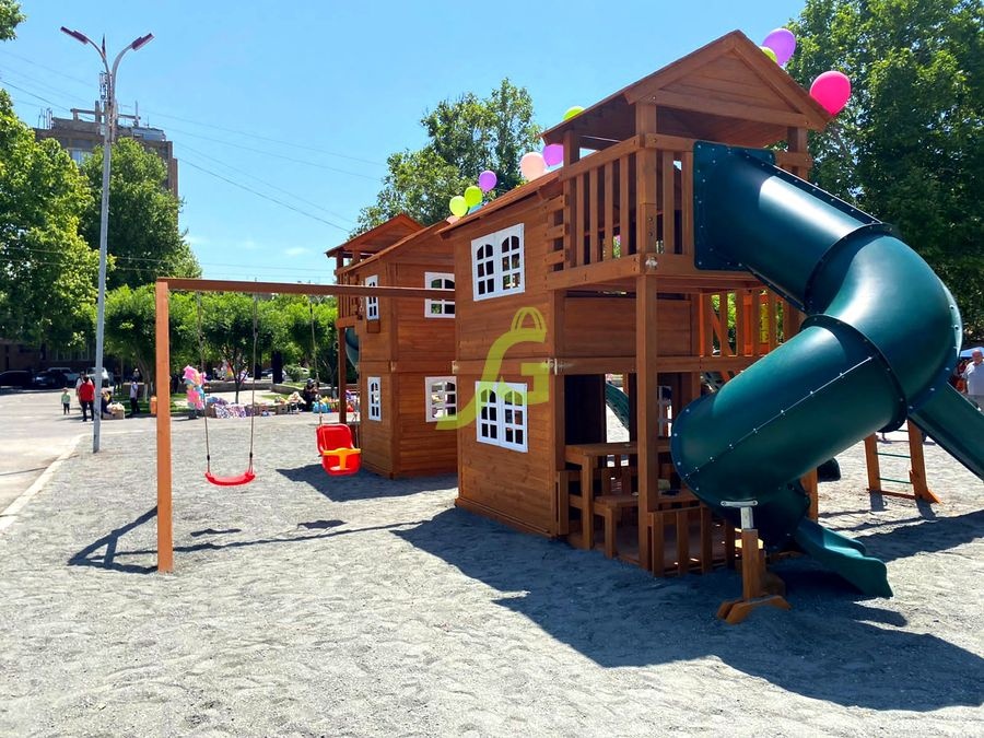 Детская деревянная площадка IgraGrad Домик 7